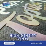 High density vinyl