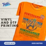 Vinyl and DTF printing